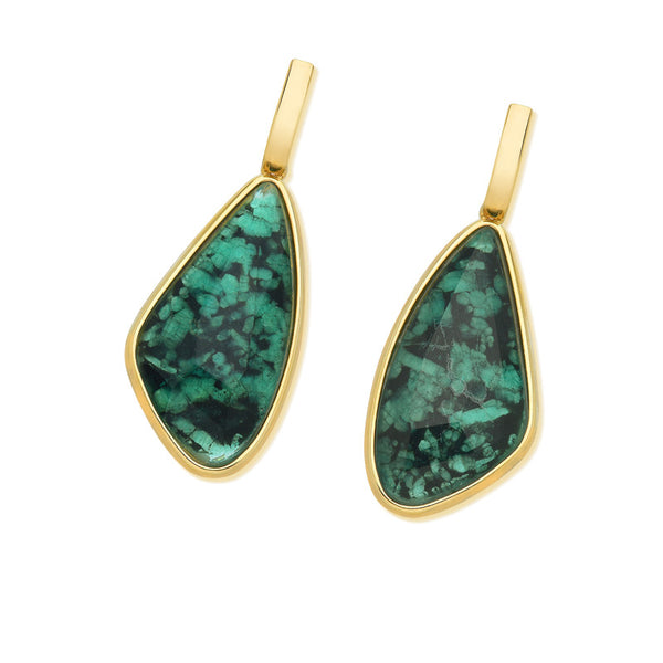 Emerald Triangle Earring