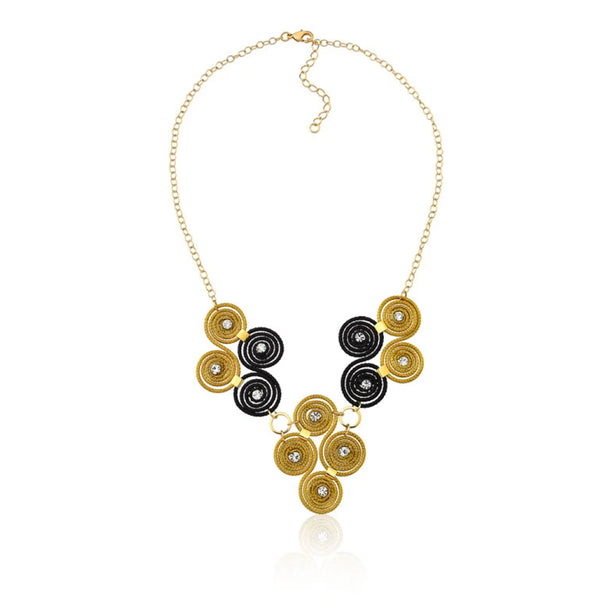 Golden Grass Necklace Infinite Mandalas