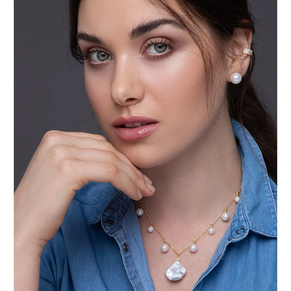 Shell Pearl Mix Necklace