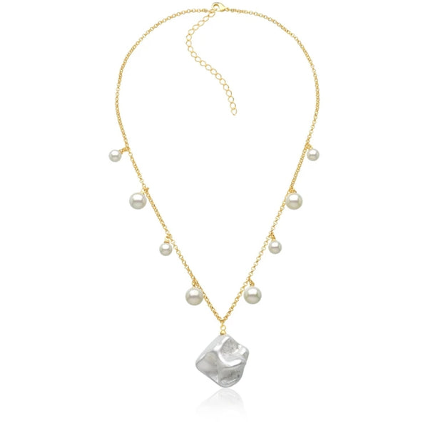 Shell Pearl Mix Necklace